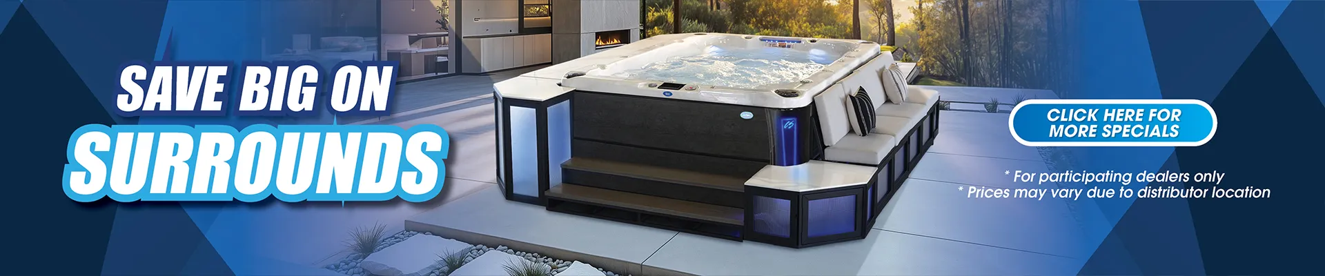 Calspas hot tub being used in a family setting - Bloomington